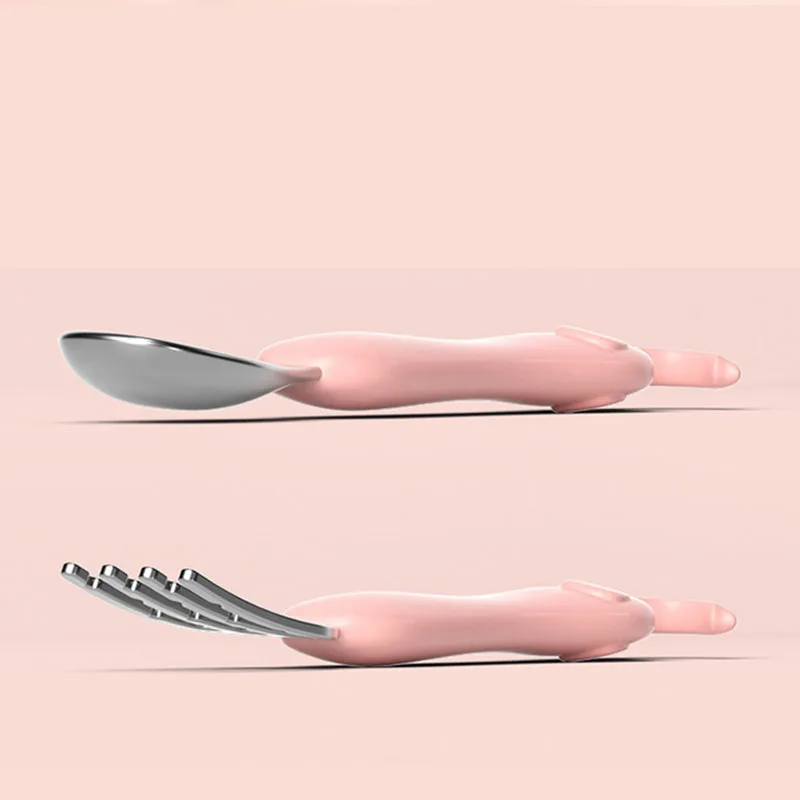 

Baby Food Feeding Set Kids Tableware Thermal Stainless Steel Bowl Silicone Spoon Fork Toddler Cup Insulated Sucker