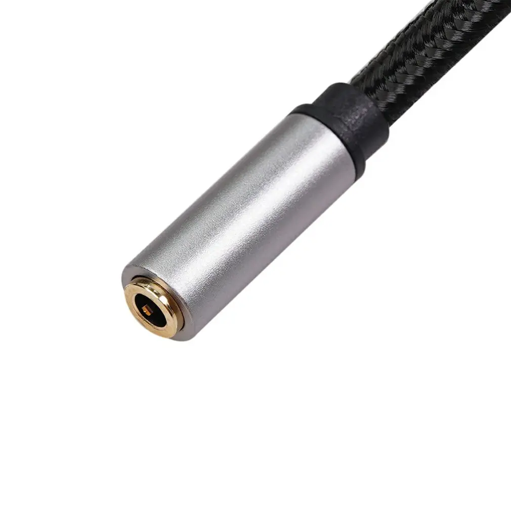 

6.35mm Male To 3.5mm Female Double Shielding Audio Adapter Cable For Microphone Mixer Guitar Home Theater Amplifier