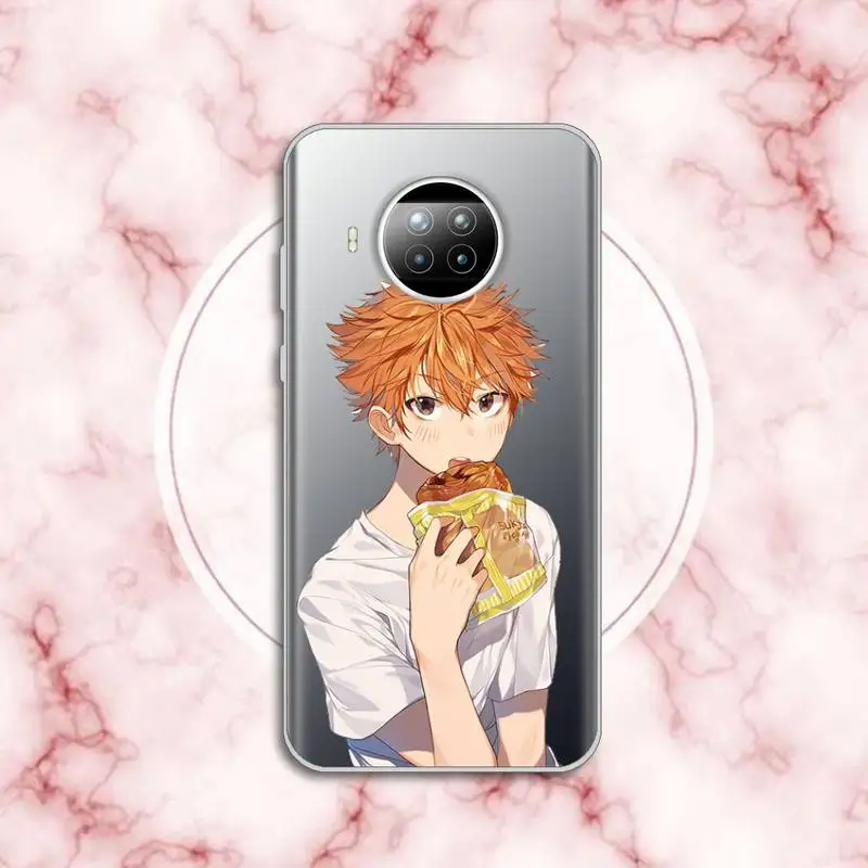 

Anime Haikyuu Love Volleyball Phone Case Transparent for Xiaomi Redmi note 10 t 8 9 pro lite 11
