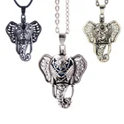 Ожерелье с подвеской в виде слона, диффузора для ароматерапии, духов, эфирных масел, Женское Ожерелье