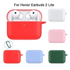 Силиконовый чехол для наушников Huawei Honor Earbuds 2 Lite TWS, защитный чехол для гарнитуры, аксессуары с крючком