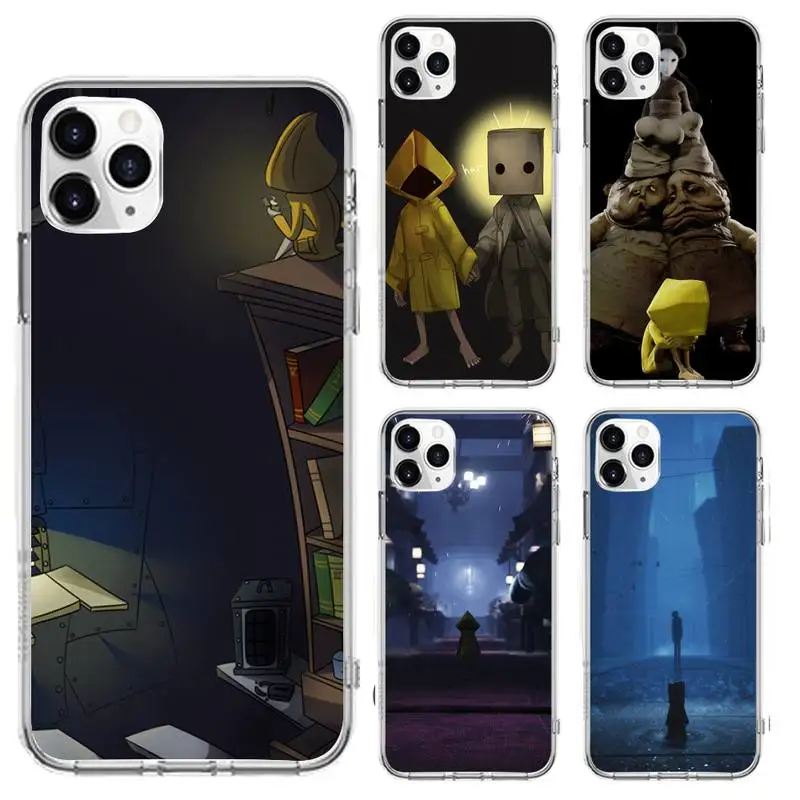 

Little Nightmares Phone Case For Clear-Iphone 5 5s se 6 6s 7 8 11 12 X Xs Xr Pro Plus Max Mini Cover