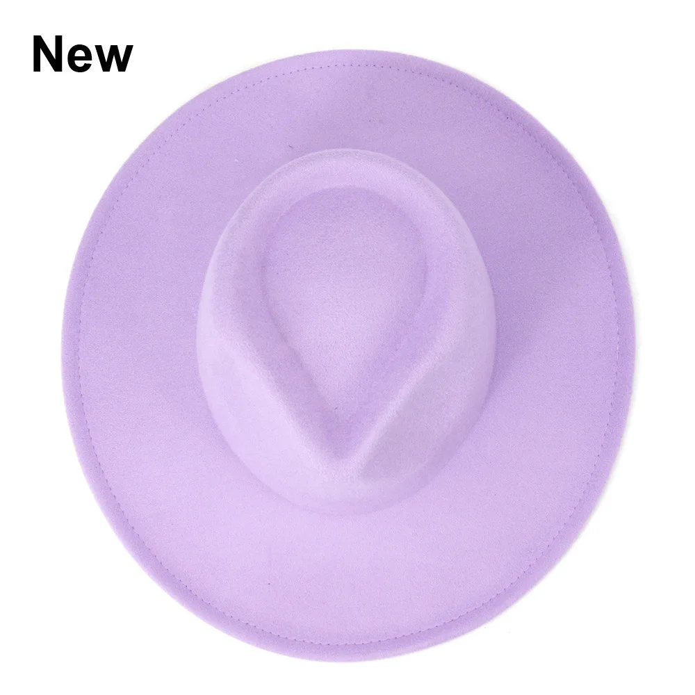 

Шляпа в британском стиле для мужчин и женщин, модная шерстяная Панама, Классическая Федора с широкими полями, красная, черная, белая, Осень-з...