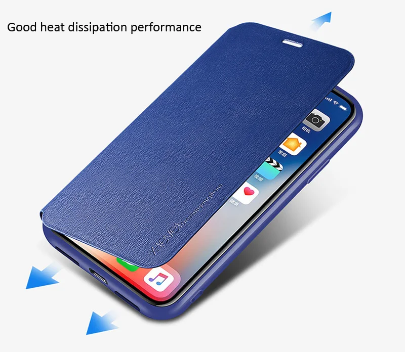 X-Level Книга Флип кожаный чехол для iPhone 11 Pro Max ультра тонкий