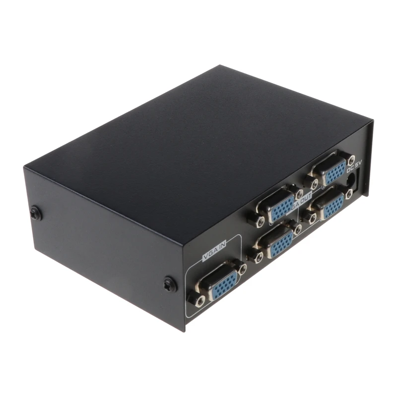 

4 Port VGA Frequency Divider 200Hz Video Splitter High Frequency 1600*1280 25m 62KA