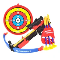 suction cup archery bow and arrows toys set outdoor fun targets shooting game kit with plastic telescope for boys girls fun play