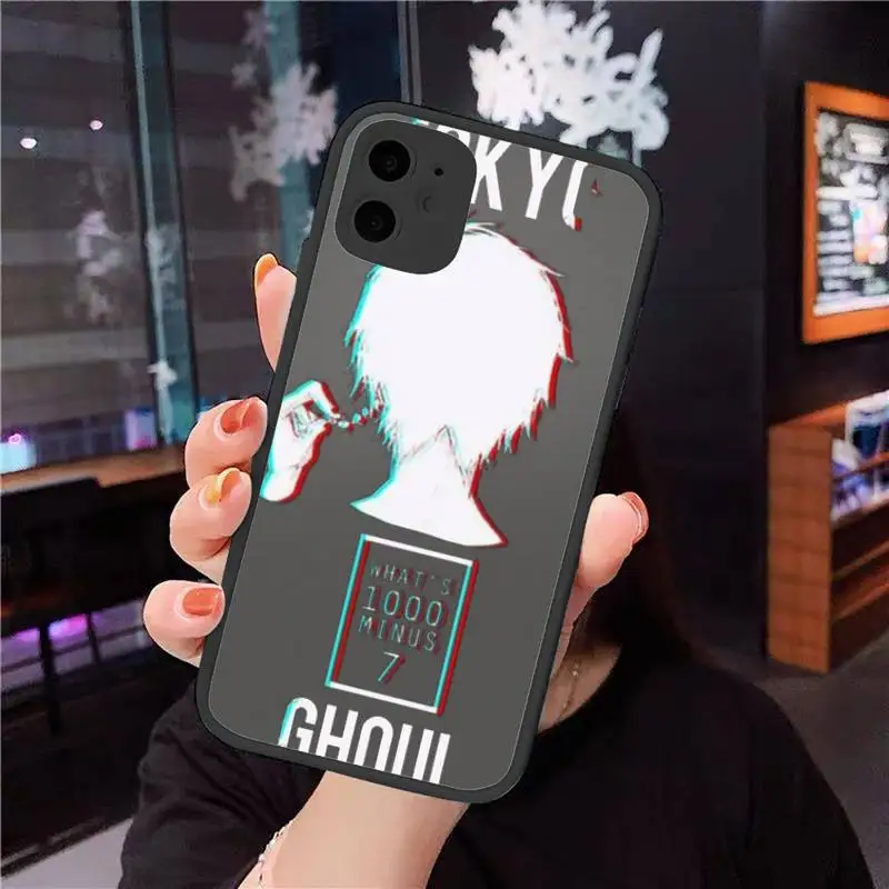 

Tokyo Ghouls kaneki ken anime Phone Case Matte Transparent for iPhone 11 12 7 8 s mini pro X XS XR MAX Plus coque