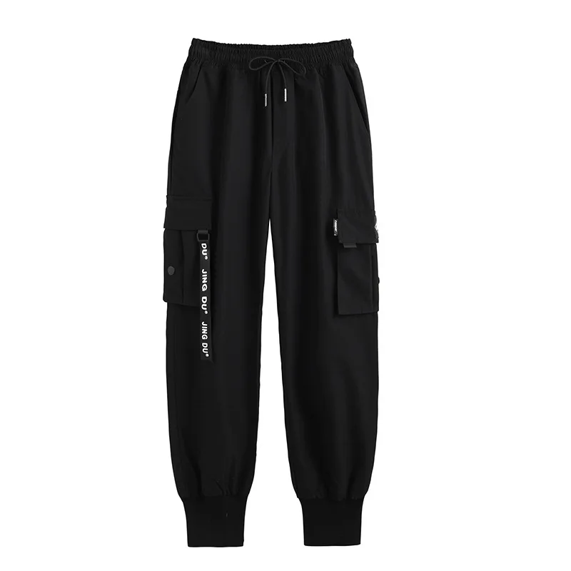 

Jingdu men's 2021 summer new trend loose Korean Leggings solid casual Capris men's 8802