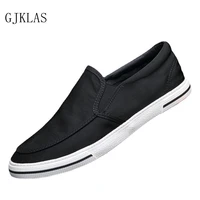 new canvas shoes men sneakers students slip on male loafers vulcanized shoes mens casual shoes lightweight comfy driving flats
