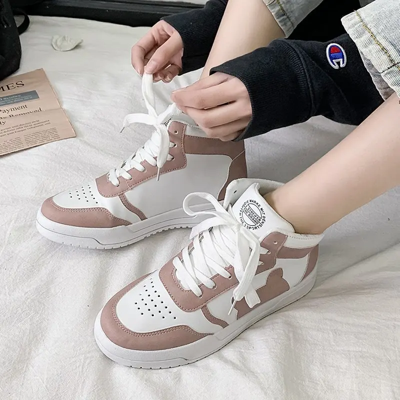 

2021 Hot Flats Woman Sneakers Women's Shoes Ladies Casual Breathable Female Vulcanized Shoes Lace Up Woman Comfort Walking Shoes