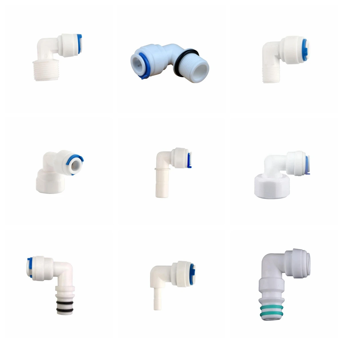 

Штуцер для воды с несколькими типами, наружная и внутренняя резьба 1/4, 3/8, штуцер для быстрой герметизации полиэтиленовой трубы, детали для водяного фильтра