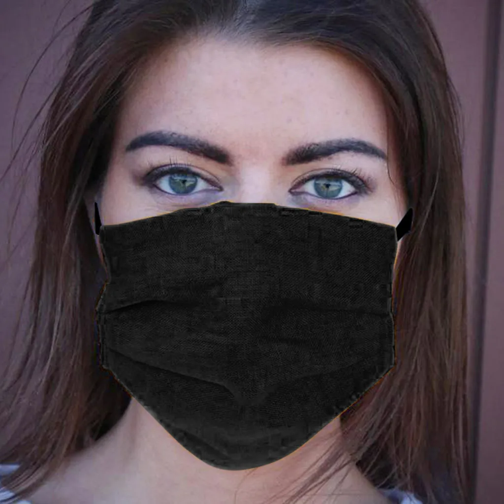 Маска для лица из натурального хлопка и льна 1 шт. | Тематическая одежда униформа