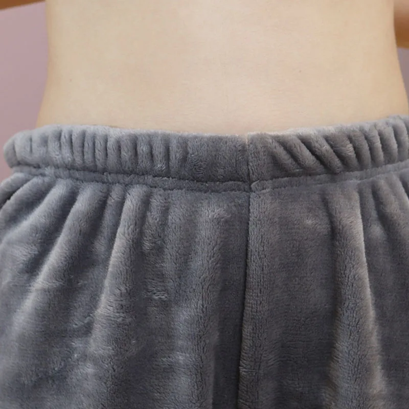 dark pants Теплые зимние женские пижамы, 2 предмета, Повседневная Свободная пижама с длинными рукавами и штаны, фланелевые пижамы, комплект домашней одежды, одежда для сна - Цвет: dark pants