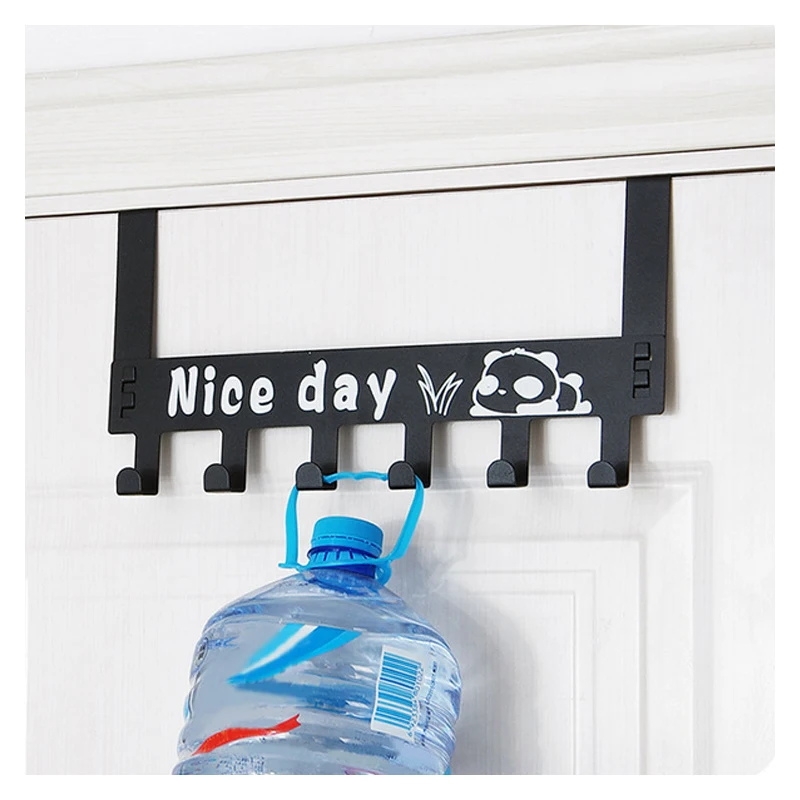 

Saim 1pcs New Back-Mounted Hook Rack Kitchen Kitchenware Towel Hook Mounted Door-Back Hook Bedroom Bathroom Storage Accessories