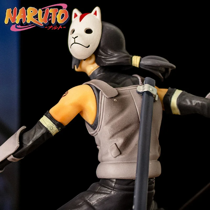 

Anime Naruto-Figure Kakashi Hatake Itachi Uchiha ANBU Ver. Action Figures Replaceable Face Changing Model PVC Toys Collection