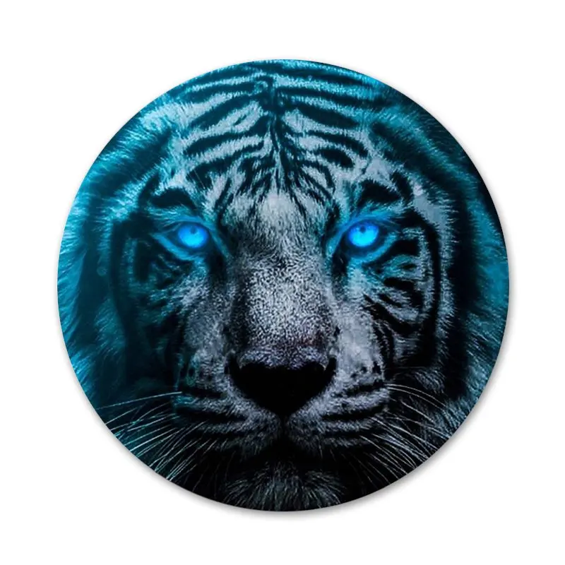 Значки с тигром 58 мм для фотографий|Значки| |