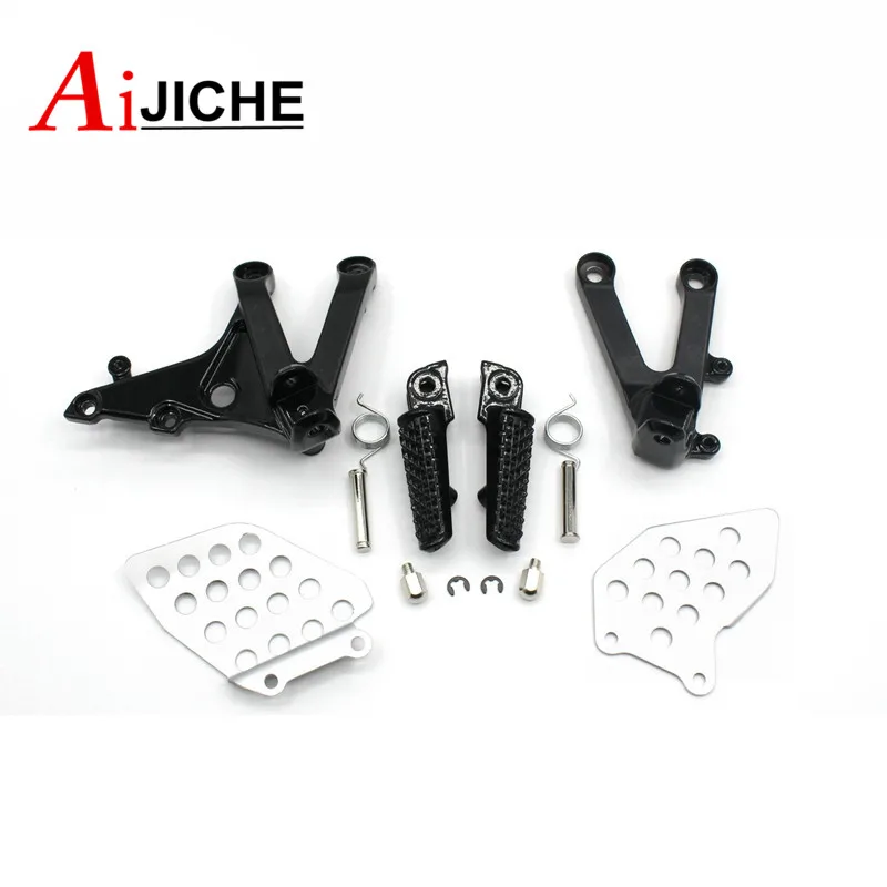 

For HONDA CBR600RR CBR 600RR CBR600 RR 2007-2014 Motorcycle Accessories Footrests Front Foot Pegs Pedals Rest Footpegs Bracket