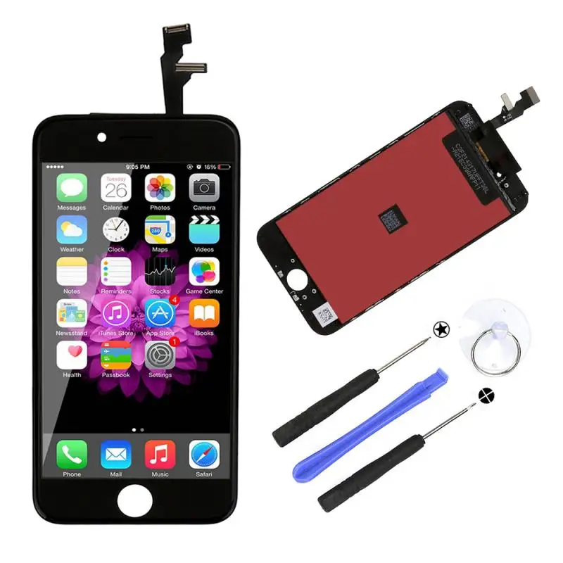 

Front LCD Display Touch Screen Digitizer Assembly Suit For IPhone 6 4.7" White Mobile Phone Parts Mobile Phone LCD Screens New