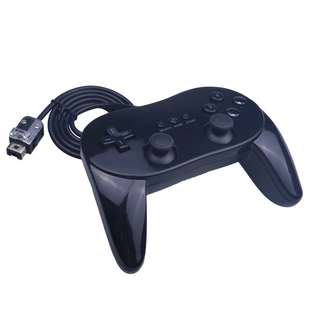 Второе поколение игрового пульта для Nintendo Wii "Classic Wired Gaming Remote Pro Shock Joypad Joystick"