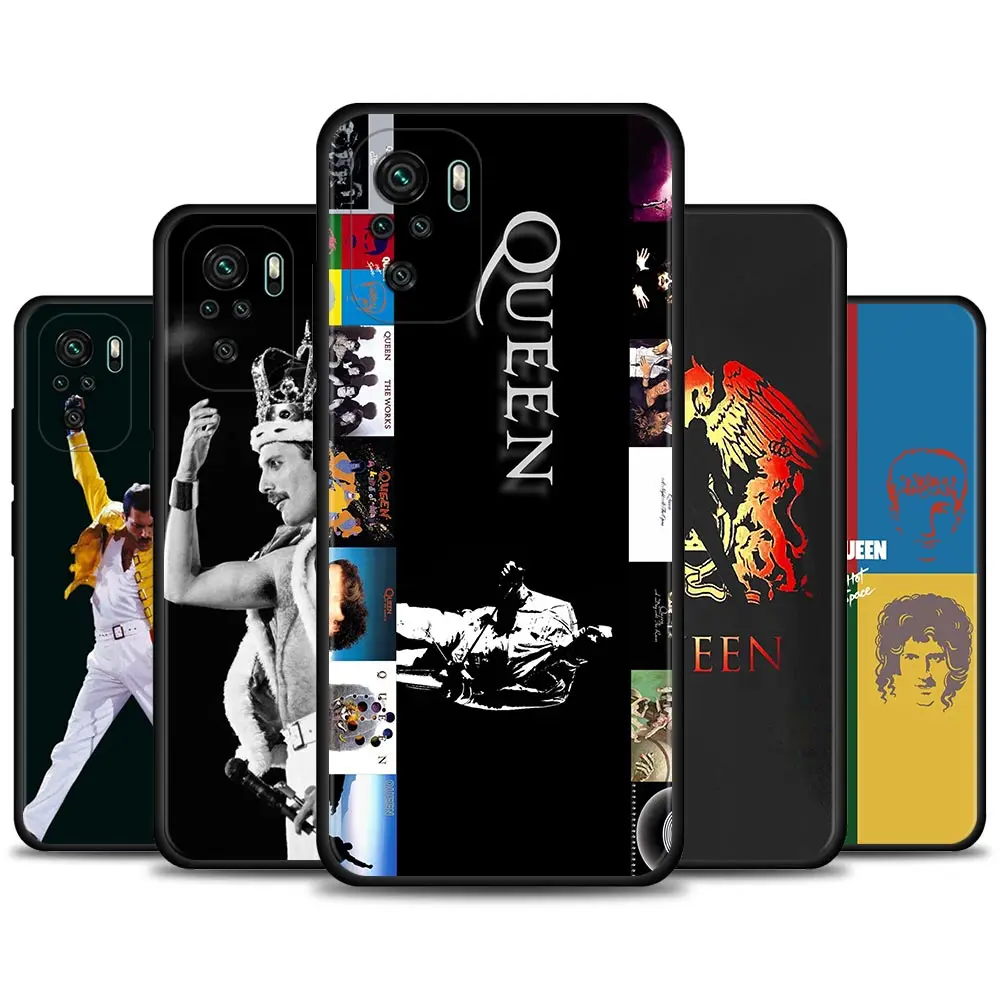 

Case for Xiaomi Redmi Note 10 Pro 5G 8 8T 9 9T 9S Soft Cover for Redmi 7 7A 8A 9A 9C 9T Funda Capa Freddie Mercury Group Queen