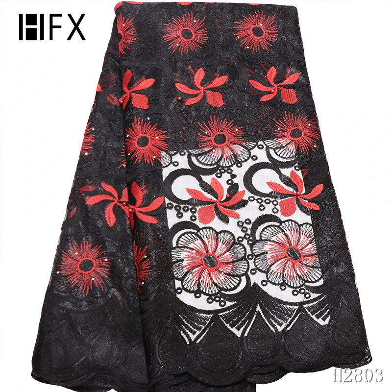 Nigerian Lace Fabrics 2019 Purple French Embroidered African Tulle Fabric For Party Dress | Дом и сад