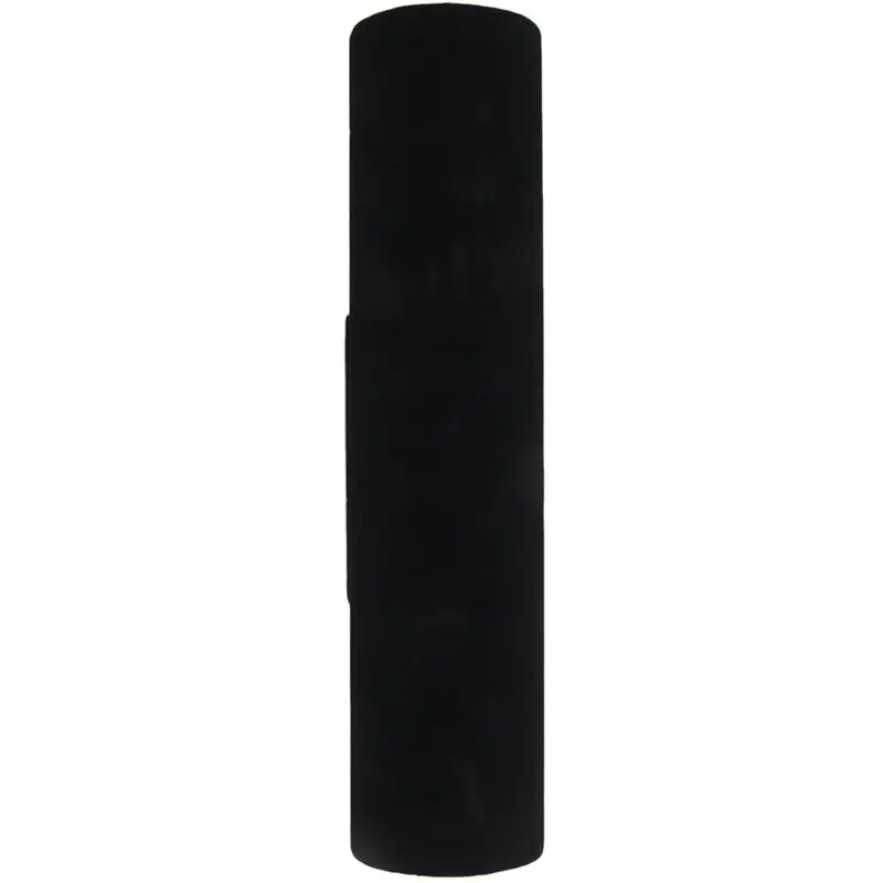 

2 Pcs Display Support Tfiber Velvet Presentation Chain Necklace Holder Black