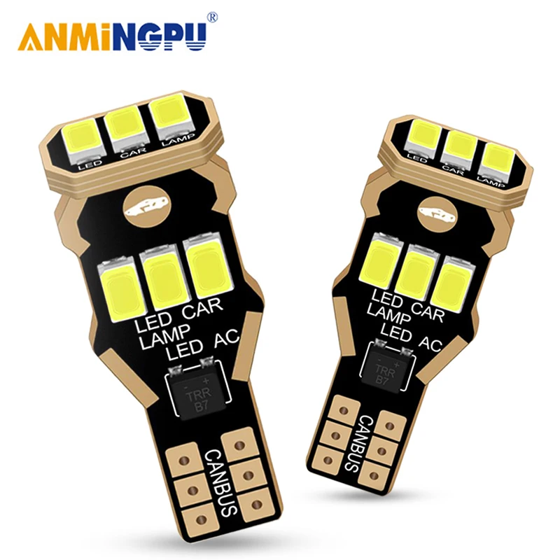 2 шт. Автомобильные светодиодные лампы W16W T15 5630SMD 6000K|Сигнальная лампа| |