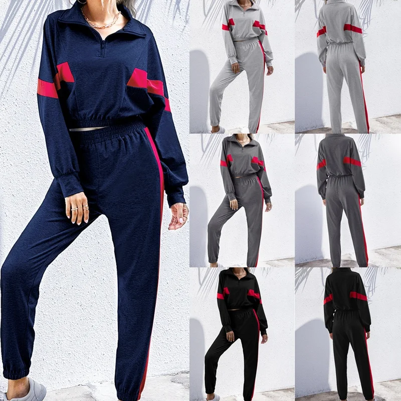 

Women's 2 Piece Set Casual Sportswear 2 Piece Set Women Sweat Pants Sweatshirt Outfit