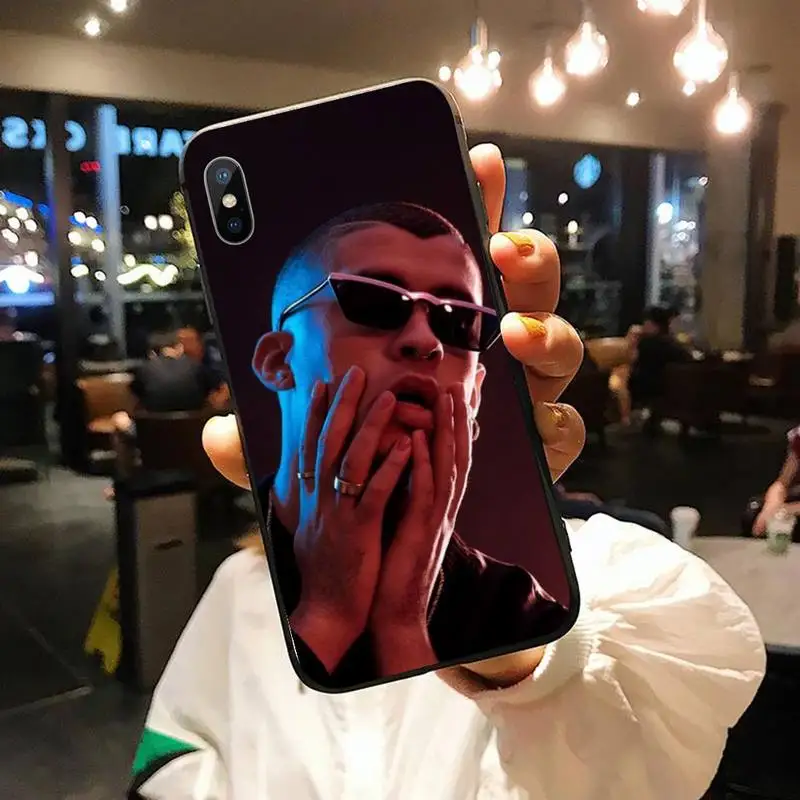 

Bad Bunny Latin male singer Phone Case for iPhone 11 12 pro XS MAX 8 7 6 6S Plus X 5S SE 2020 XR