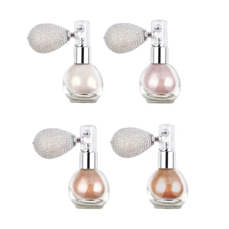 Осветляющая пудра-спрей 4 цвета пудра для тела лица высосветильник щенности