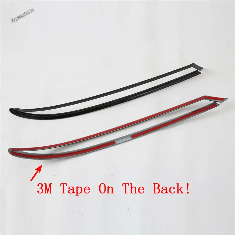 

Car Side Vent Window Louver / Rearview Mirror / Rear Fog Lamps Cover Trim Carbon Fiber Look Fit For KIA Optima / K5 GT 2021