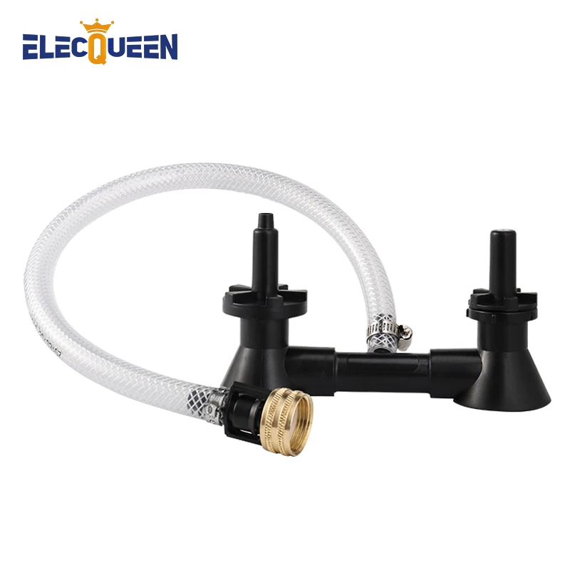 Двойная мойка для бутылок устройство промывки 2 G3/4 дюйма с резьбой две бутылки за