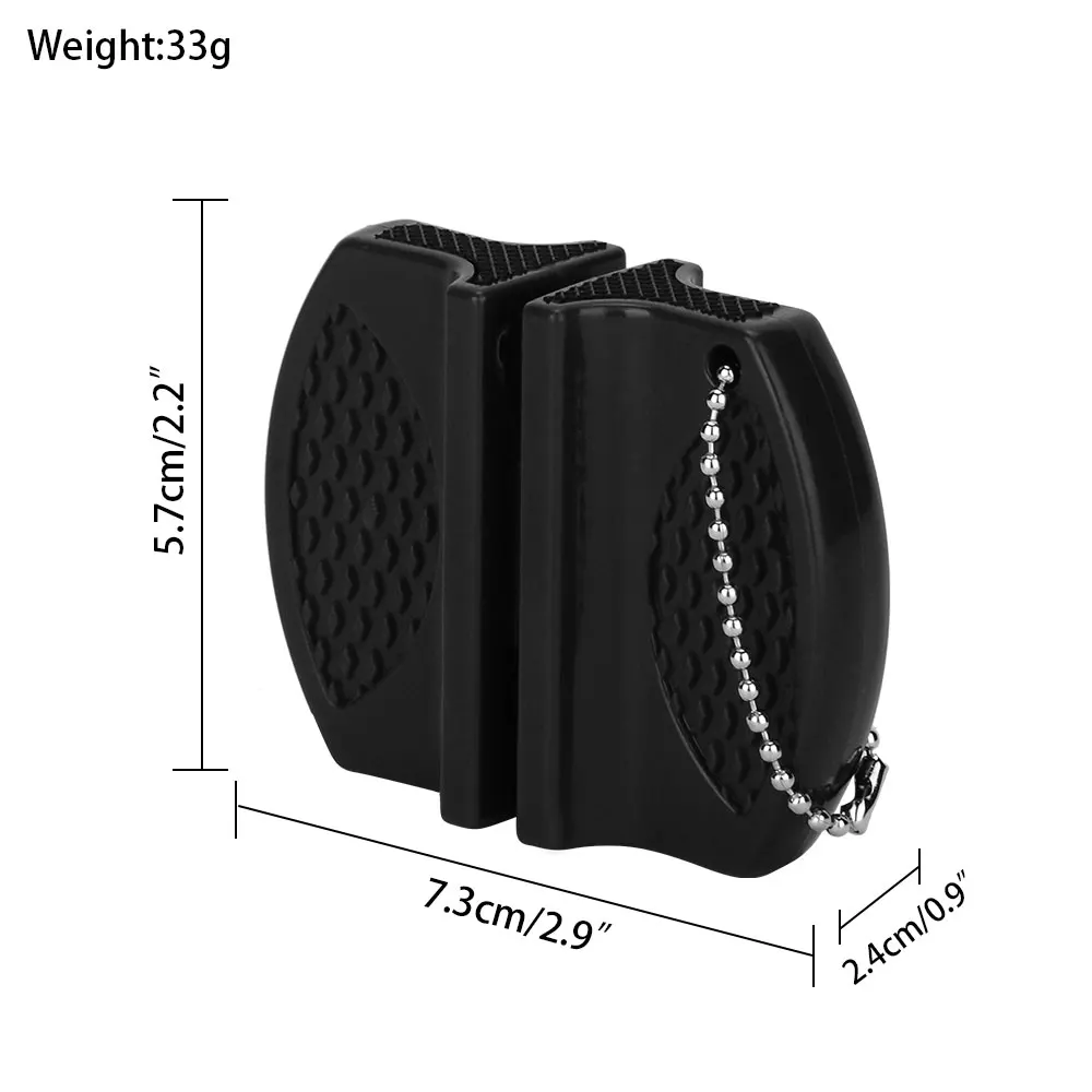 Professional double-sided portable sharpener kitchen manual creative ceramic knife sharpening tool | Дом и сад