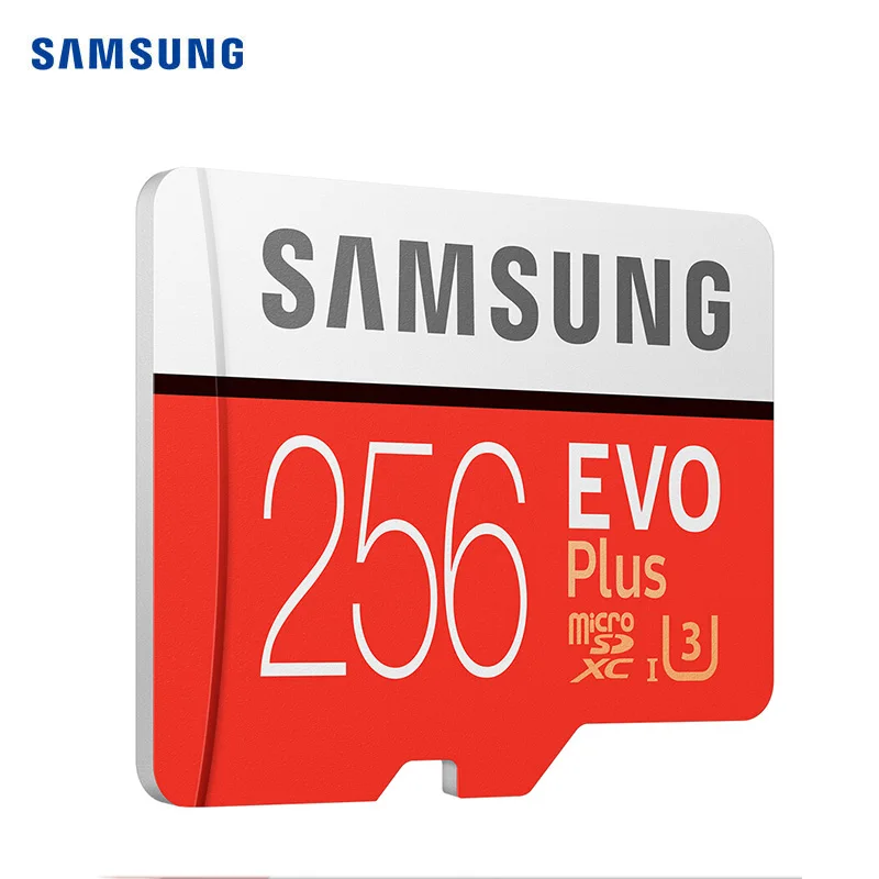 Карта памяти SAMSUNG Micro SD EVO PLUS 256 ГБ SDHC SDXC класс 10 C10 UHS 1 tf карты Trans Flash 4K microsd|Карты