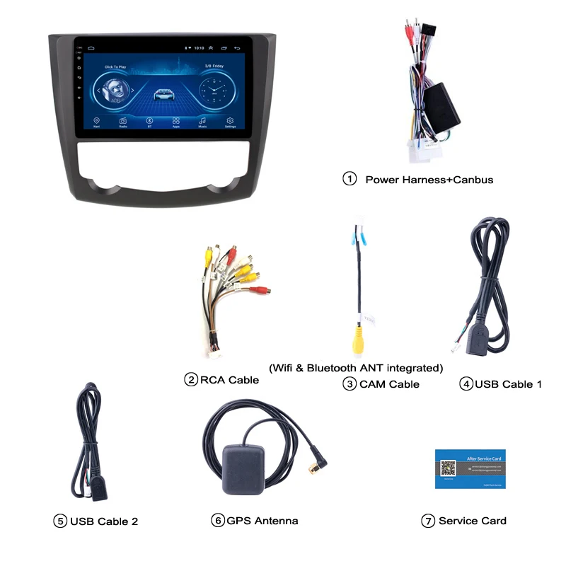 Android 8,1 " ips автомобильный радиоприемник для Renault Kadjar gps WIFI мультимедийный проигрыватель HD сенсорный экран головное устройство стерео
