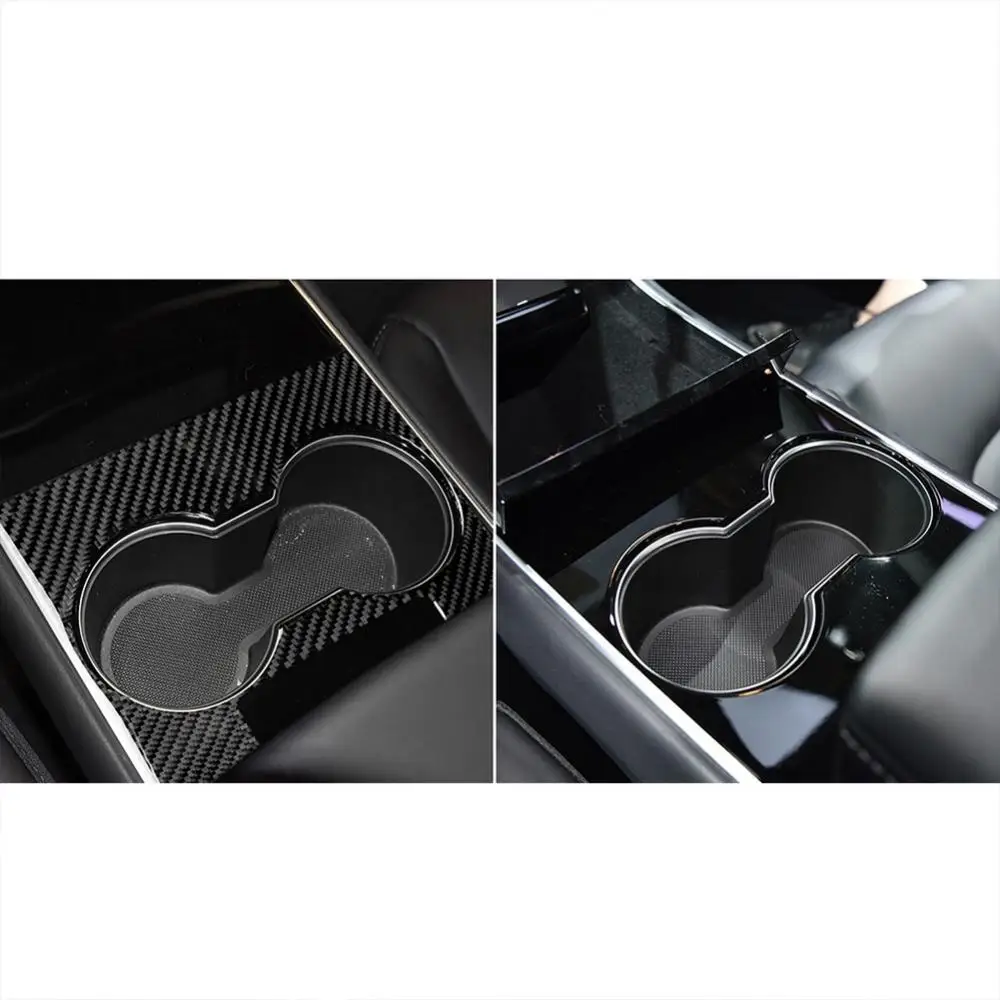 

Carbon Fiber Auto Car Center Console Protection Sticker Strip for Tesla Model 3 Car Interior Accessories