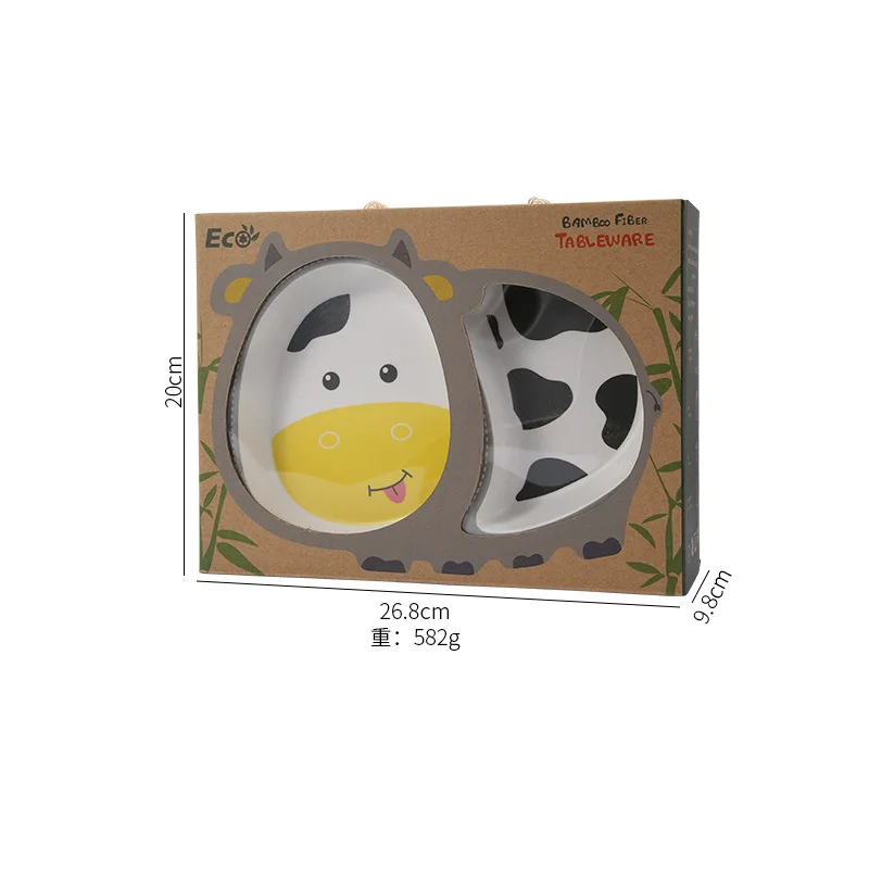 5 шт./компл. ложка вилка подарочный набор натуральная бамбуковая посуда