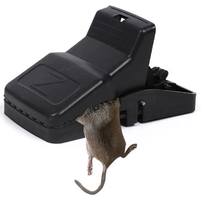 

1PC Reusable Black Plastic Mice Trap Creative Rat Killer Mice Catching Catcher 2021New High Quality Hot Sale