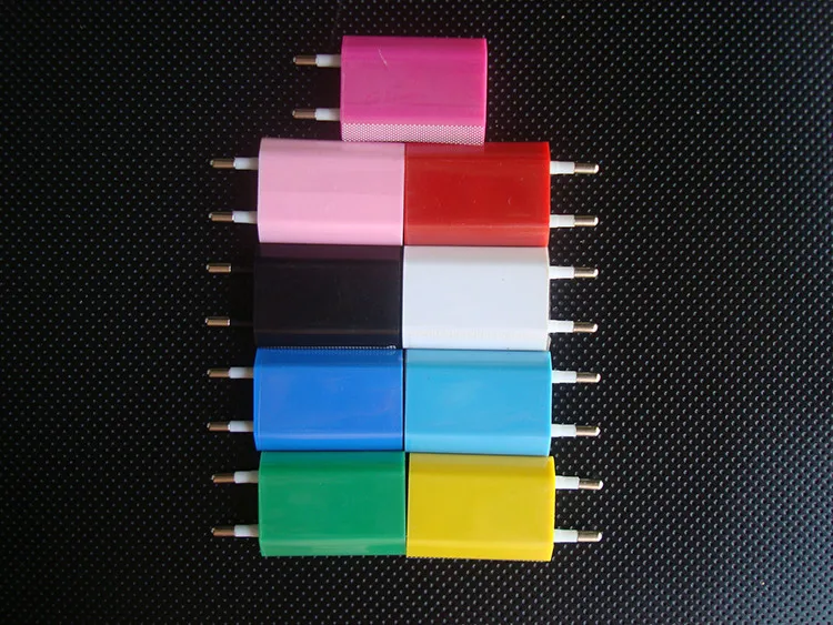 100 шт./лот Новинка 5 в 1 а красочное высокое качество ЕС USB настенное домашнее