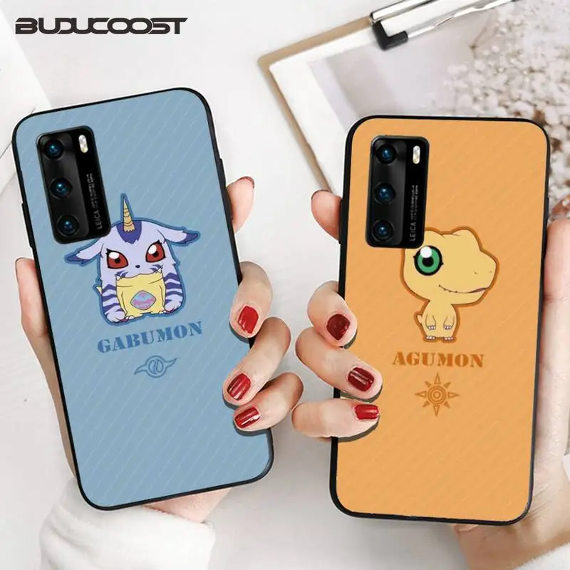 

Hrmes Cartoon Digimon Cute Phone Case for Huawei P20 P30 P20Pro P20Lite P30Lite P10 P Smart plus P10Lite P40 Pro P40 lite