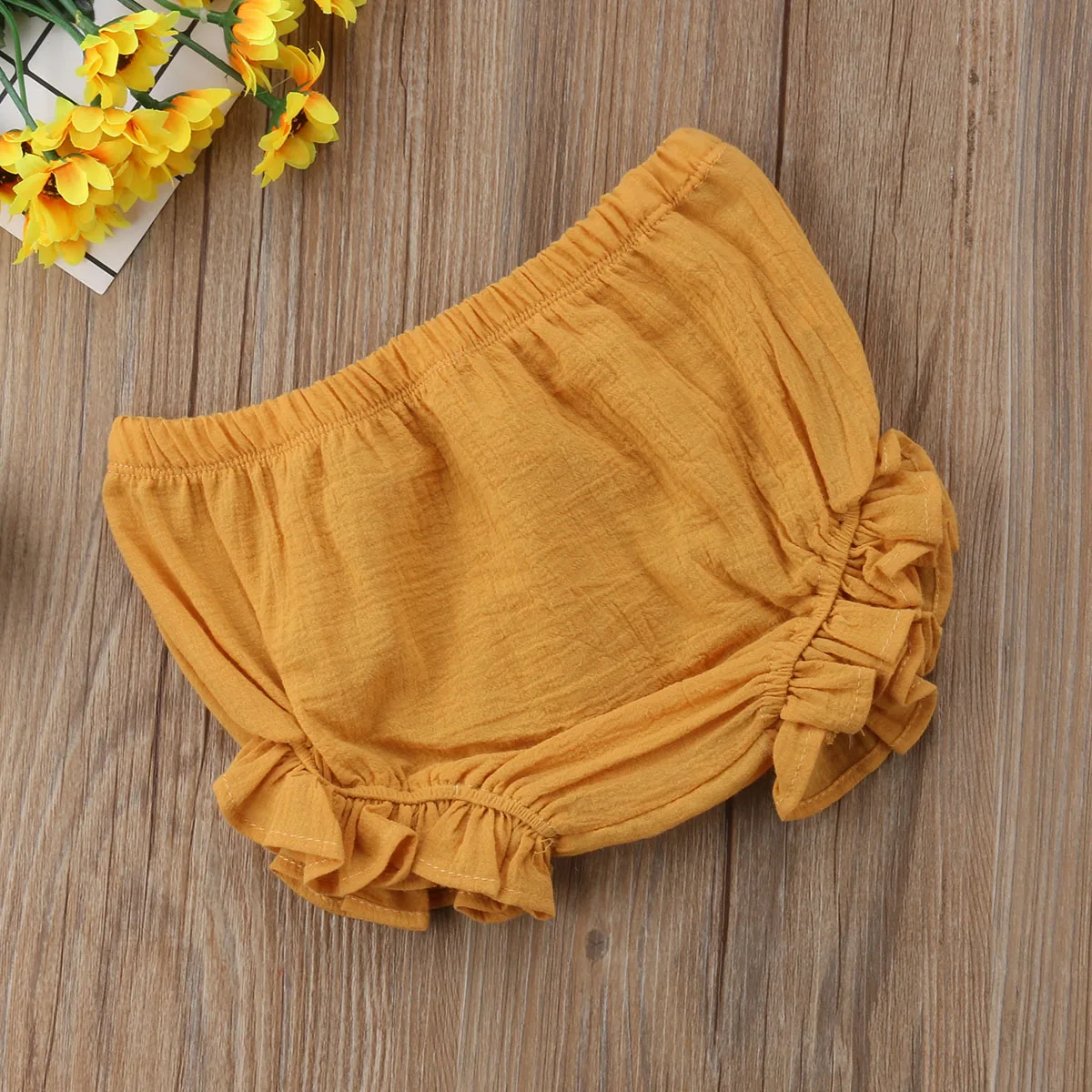 Новое поступление шорты с оборками для маленьких мальчиков и девочек