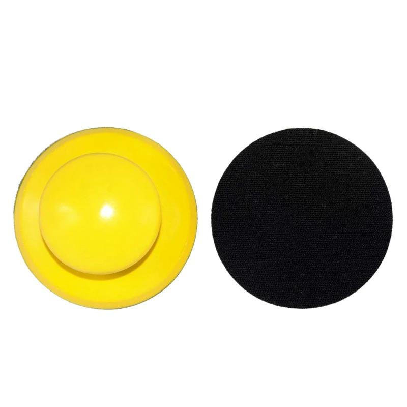 

WSFS Hot 2 Pcs 5 Inch Hook and Loop Hand Sanding Block Round Sanding Pad Hook Backing Plate for Sanders or Polishers