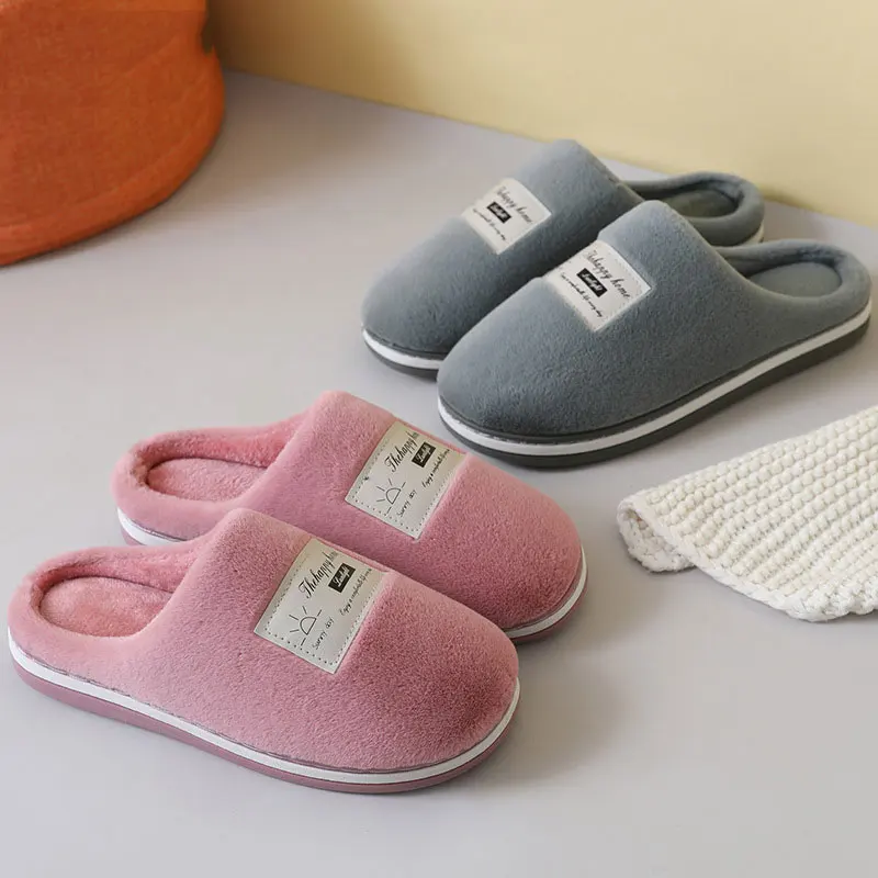 

Тапки женские плюшевые, зимние домашние Шлепанцы из пены с эффектом памяти, мягкие удобные Швейные Нескользящие, для спальни, пары