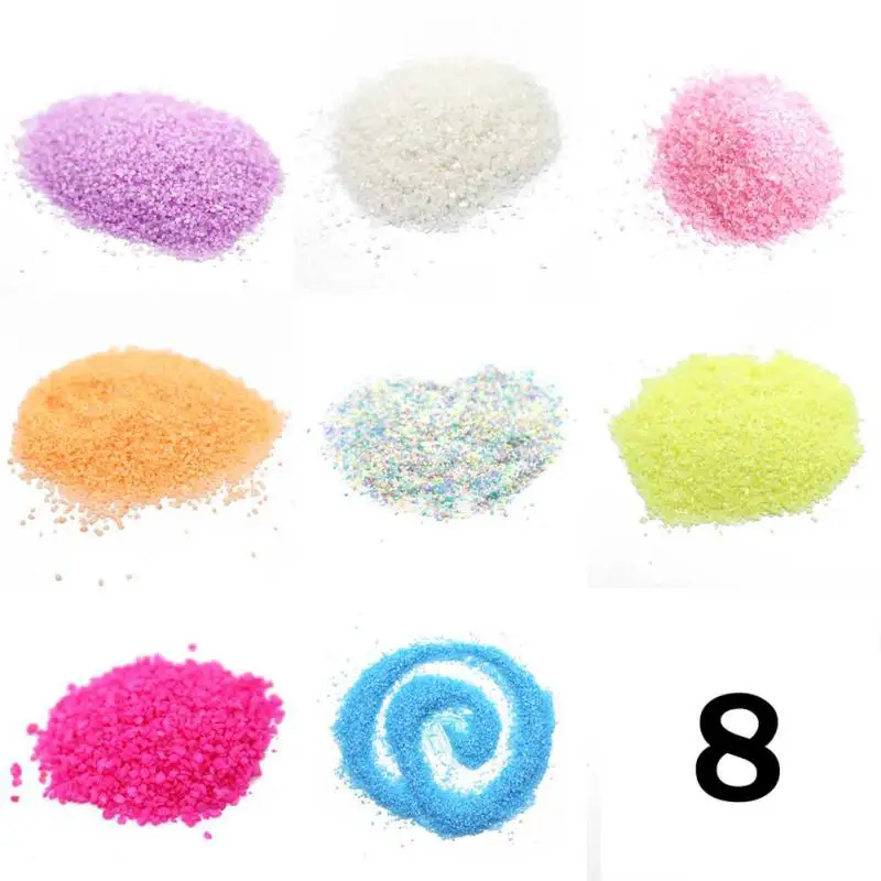 DIY люминесцентный песок светящийся в темноте для дома и сада аквариум