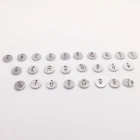 MYLONGINGCHARM 10 мм A-Z буквы вырез амулеты-26 шт 1 набор из нержавеющей стали Алфавит Подвеска амулеты сталь, розовое золото, золотой цвет