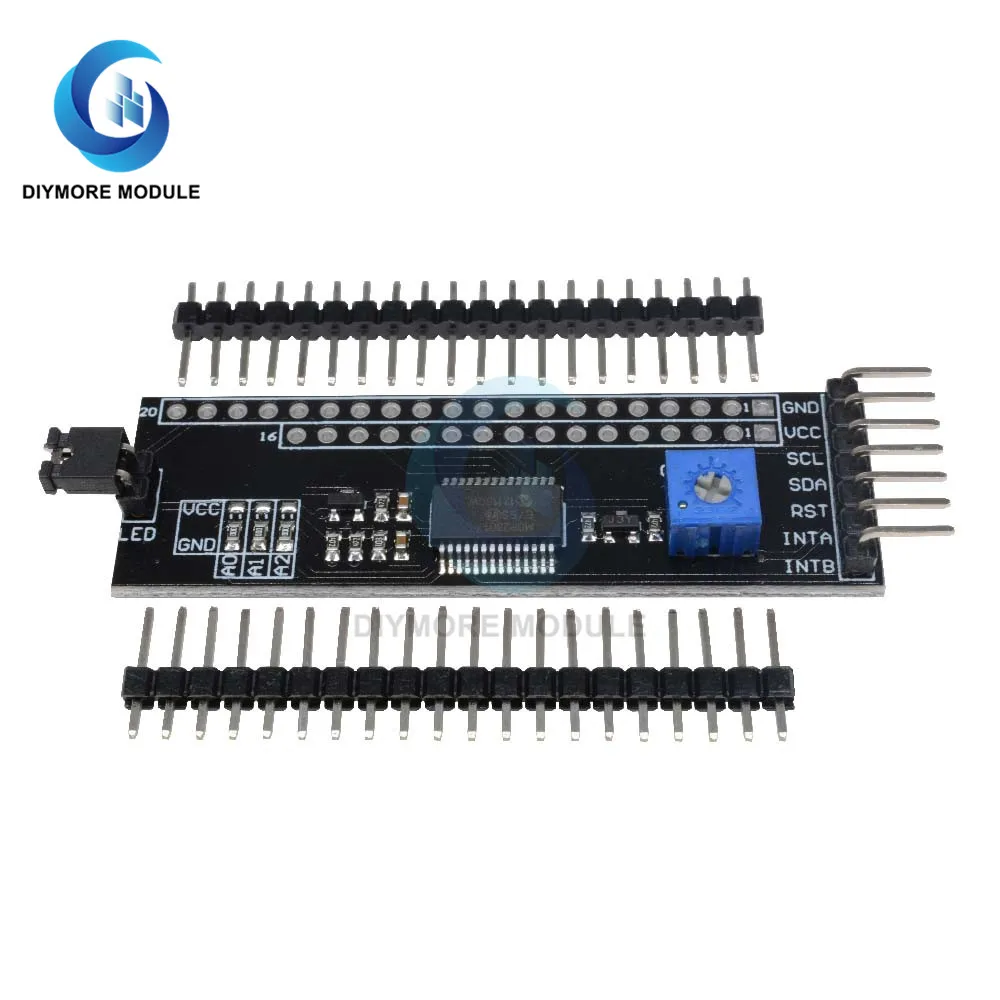 MCP23017 модуль 1602/2004/12864 LCD I2C IIC TWI последовательный интерфейс SPI 128*64 плата драйвера ЖК