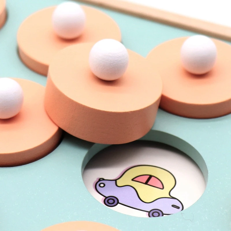 

Montessori Baby Memory Match Chess Busy Board Educational Toys For Children Wooden Toy Party Games For Kids Babies Birthday Gift