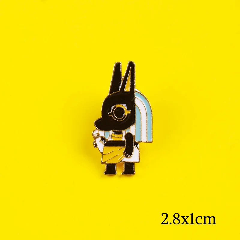 

Enamel Brooch Set Creative Ancient Egypt Pyramid Pharaoh Funny Brooches Badges Lapel Pins Clothing Decor Gift Idea