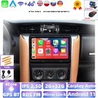 Автомагнитола 2DIN, мультимедийный видеоплеер, навигатор GPS, Android, экран 2DIN, для Toyota Fortuner 2 2015, 2016, 2017, 2018, 2019
