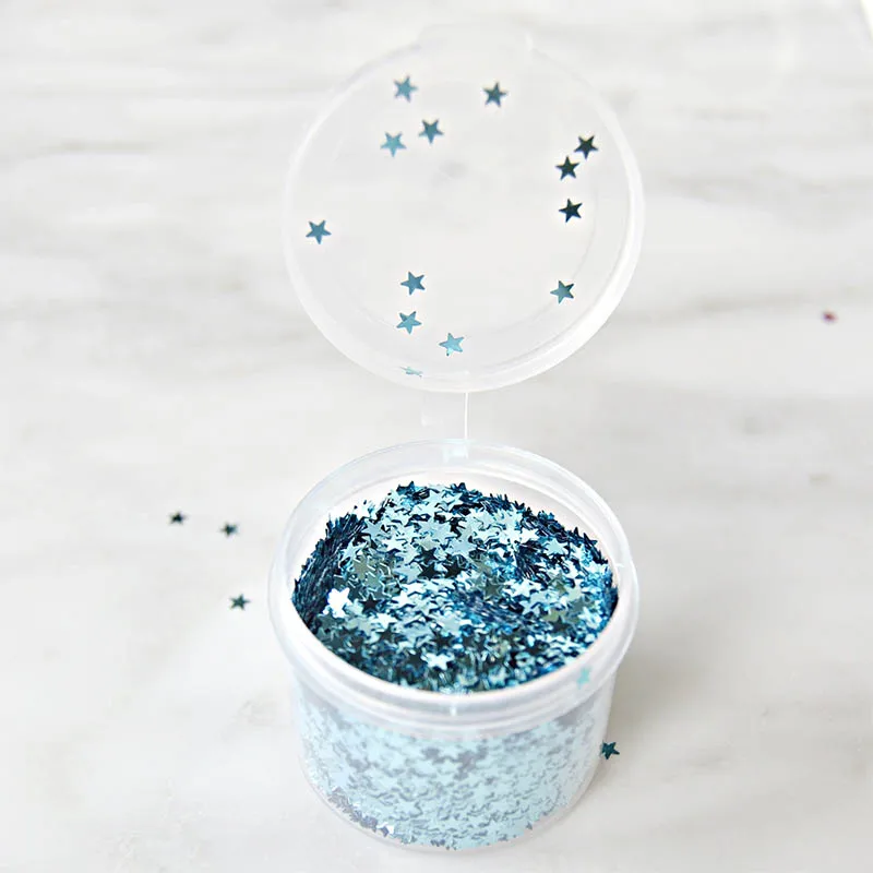 3 мм Лазерная блесток пятиконечная звезда Diy принадлежности для рукоделия